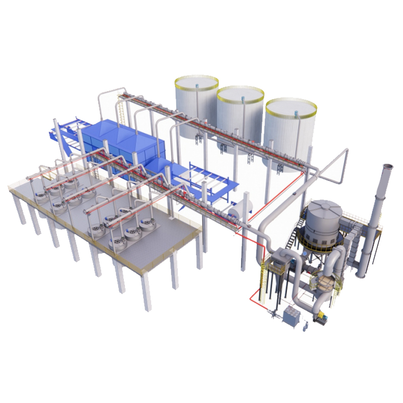 Waste Gas VOCs Exhaust Gas Treatment RTO Regenerative Thermal Oxidizer for Film Coating SBS Industry Environmental Protection
