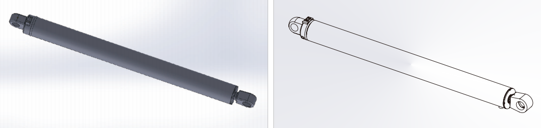 HCYY11112014 Professional Factory 4.2kg Environmental Protection Equipment Swing Hydraulic Cylinder for Sale