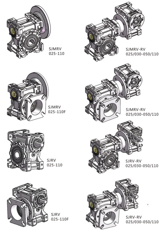 MRV105/MRV110 Worm Drive Wheel Gear Reduction Motor Speed Reducer Gearbox Manufacturers