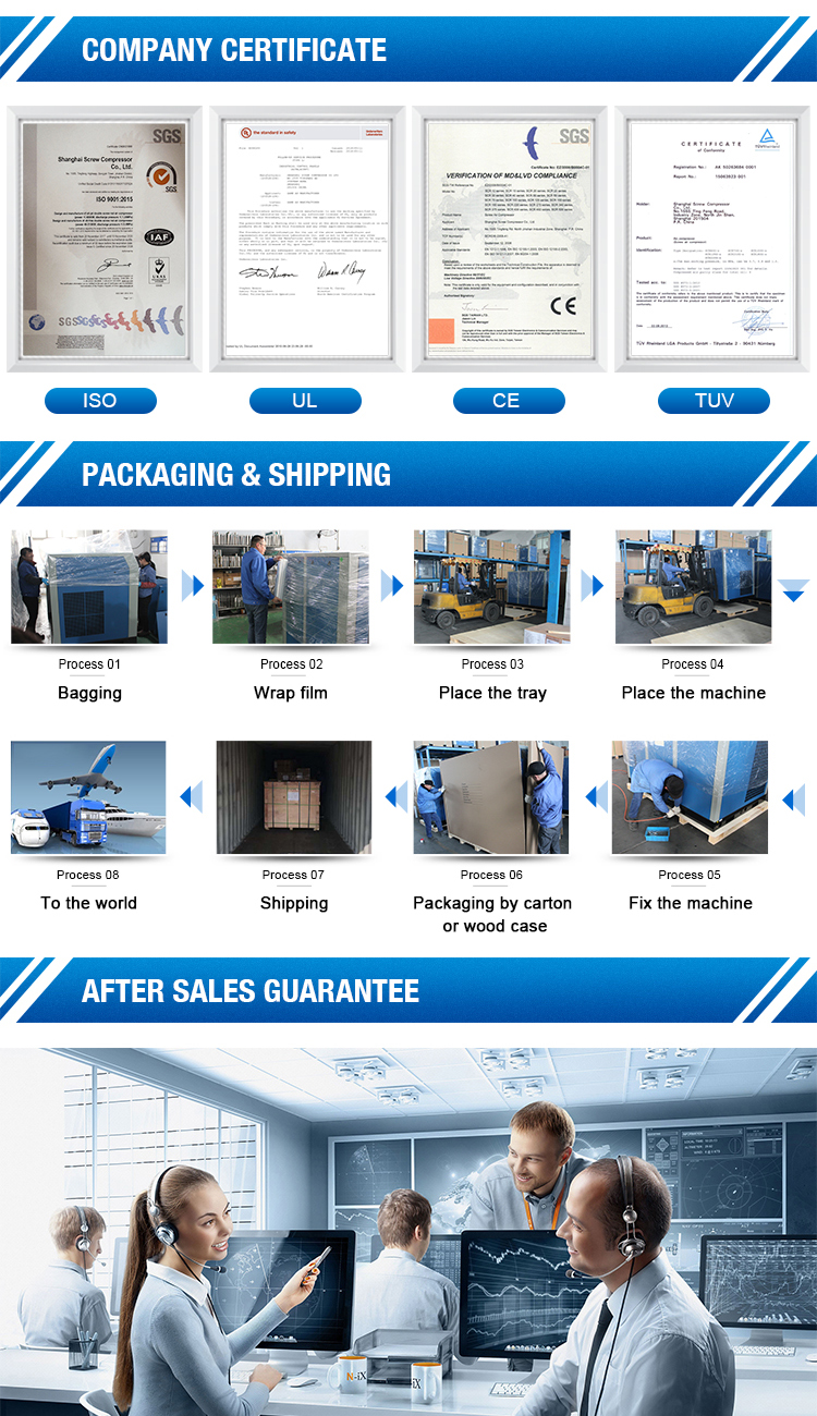 Chinese Large Power Direct Driven Screw Air Compressor (SCR300I Series)