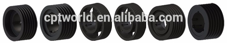 Factory 6 grooves pulley wheels supplier for electric motors