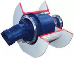 PWD Winch Drive Gearbox Replacement of Brevini Riduttori PWD2100 PWD3150 PWD3200 PWD3300 PWD3500 PWD3700