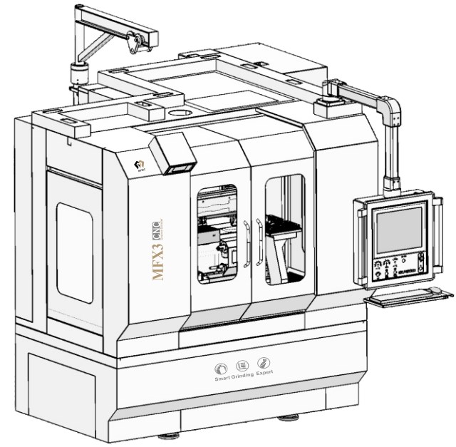 WFX3 CNC Machine Tool Lathe Machining Center Cylindrical CNC Tap Square Grinder
