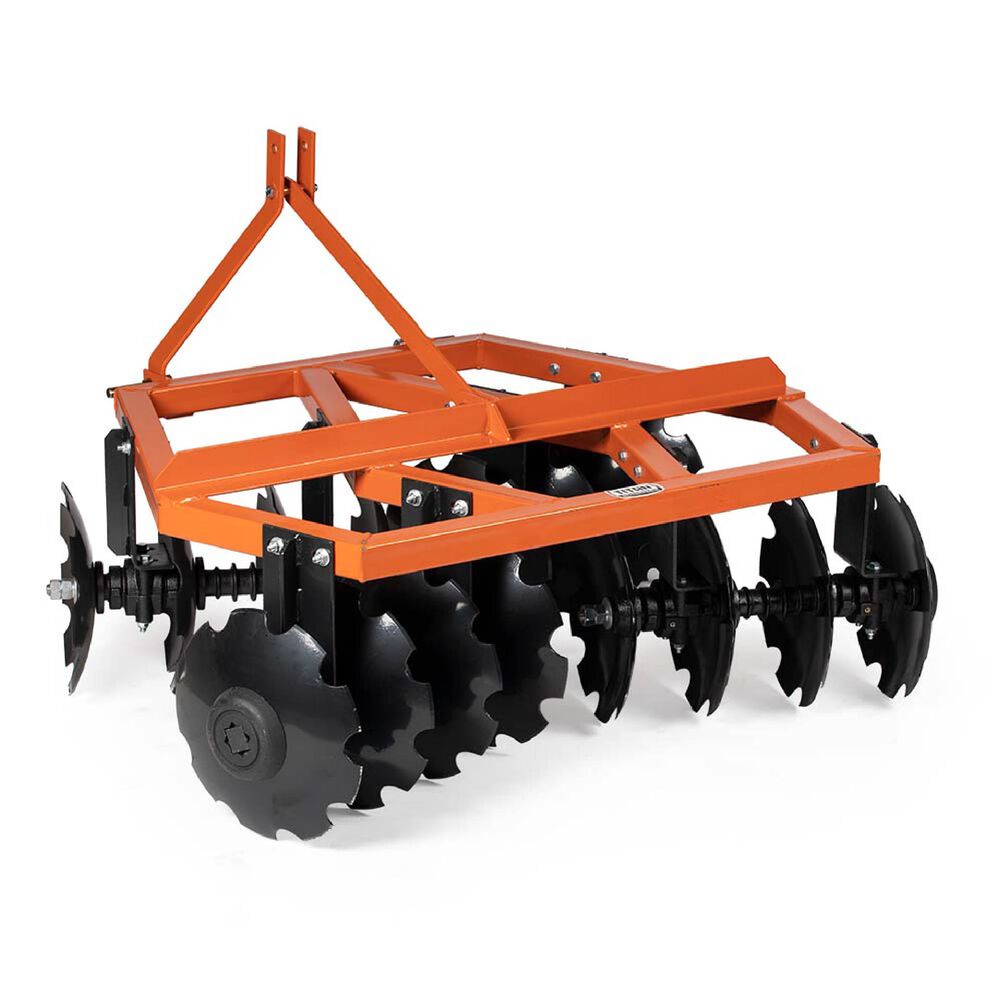 1BZD series agricultural equipment 12 pcs hydraulic opposed heavy duty disc harrow for compact tractor