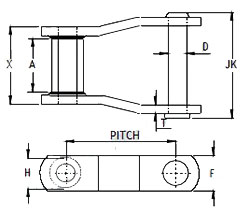WH  Series WH78 WH188 WH124 WH106 WH111 WH132 WH150 WH155 WH159 Hard Soft Bend Welded Mill Chain