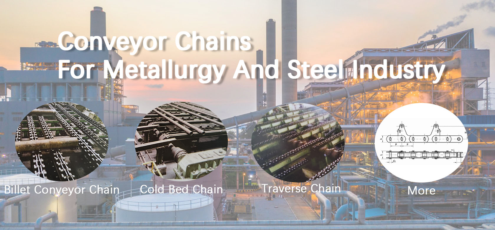 Metallurgy and Steel Industry Loading Chain for Metallurgical