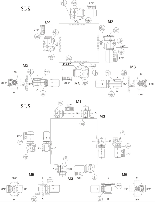 F Series Differential Gearbox Drive Reduction Gear Box In Line Reverse Gearbox Manual Transmission Power Transmission