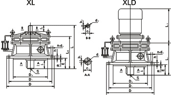 XB Bwd/xwd Transmission Gear Boxes Servo Motor Drive Pin Wheel Reducer Planetary Cyclo Cycloid Cycloidal Gearbox